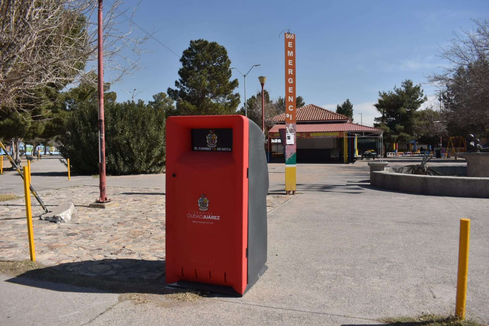 Instalan 15 contenedores de basura en el parque Borunda