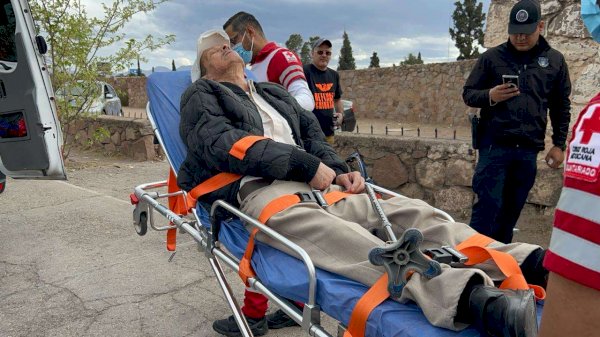 Golpea camión a adulto mayor y lo hiere | La Opción de Chihuahua