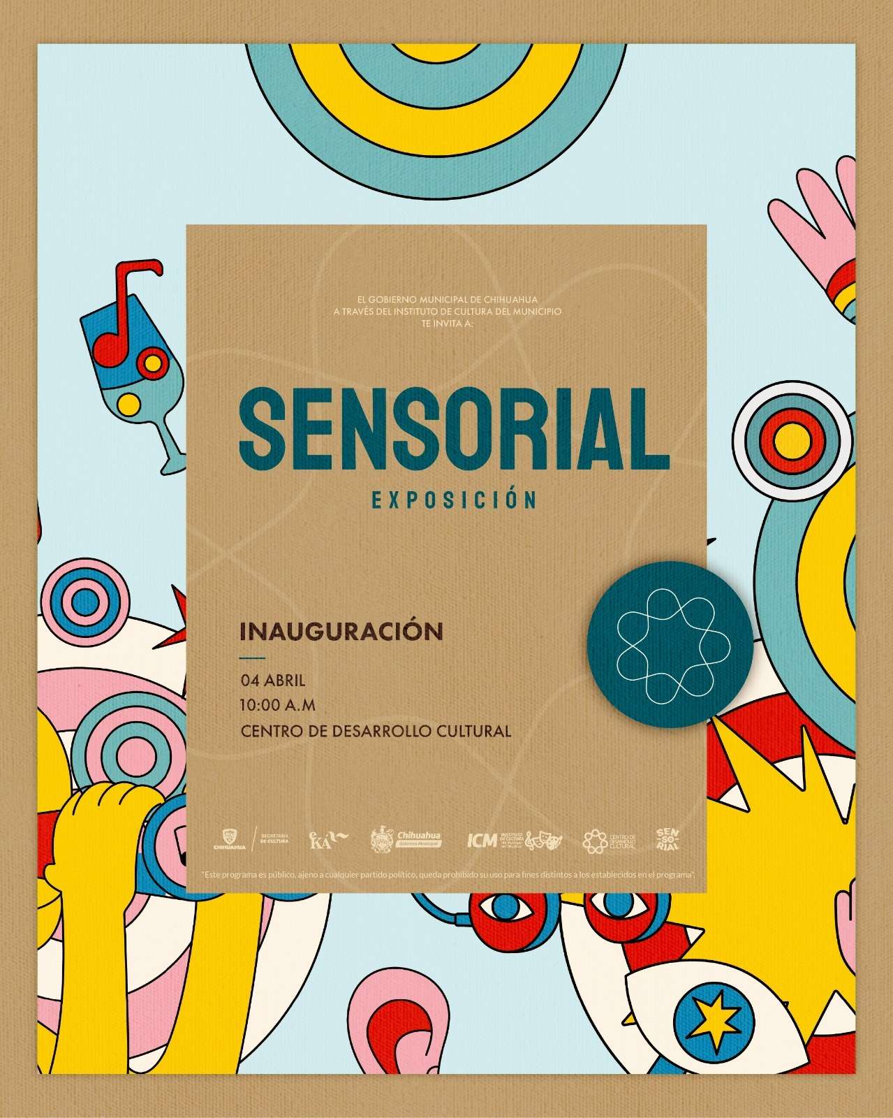Invitan a la Exposición Sensorial en el Centro de Desarrollo Cultural
