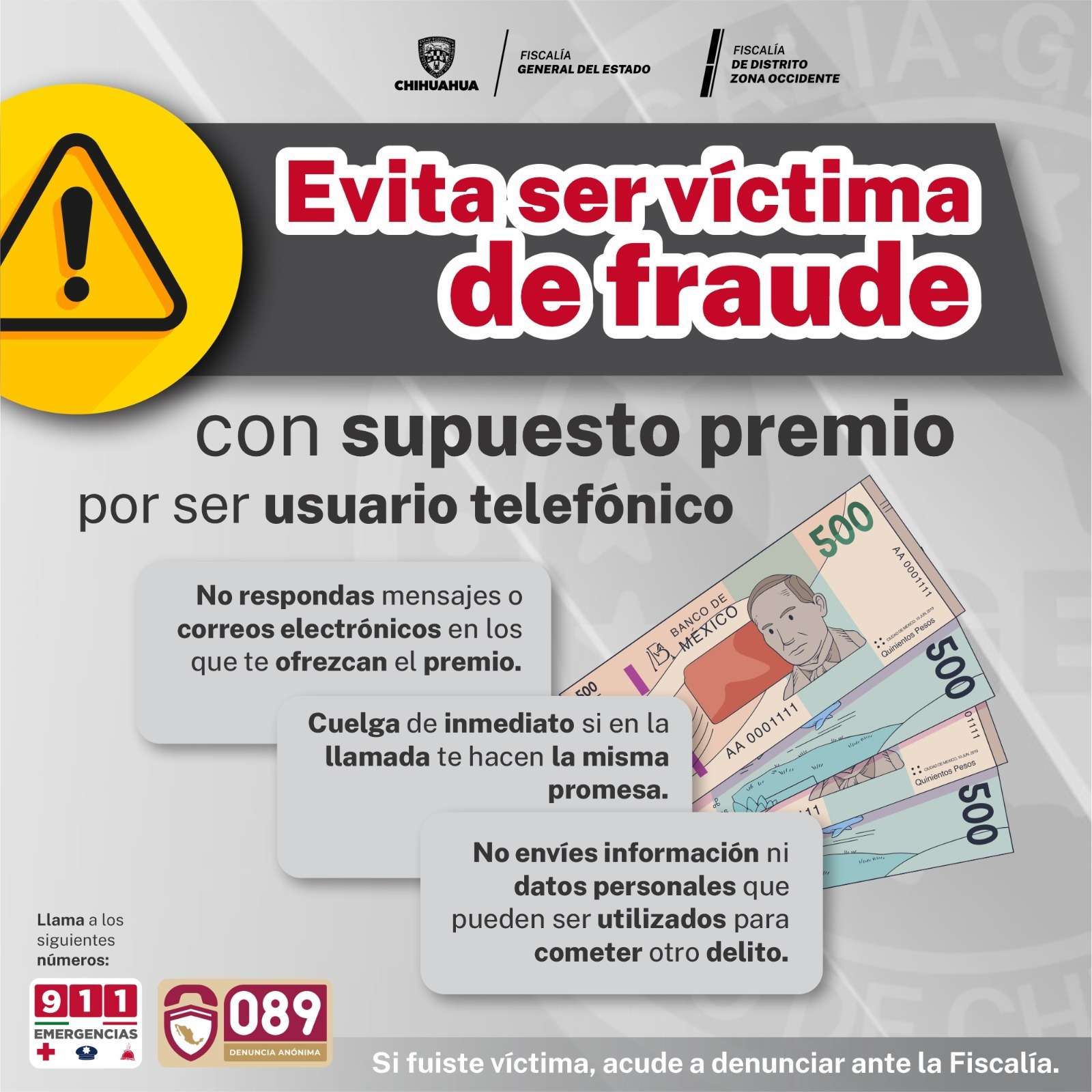 Advierten por fraudes de supuestos premios por celular