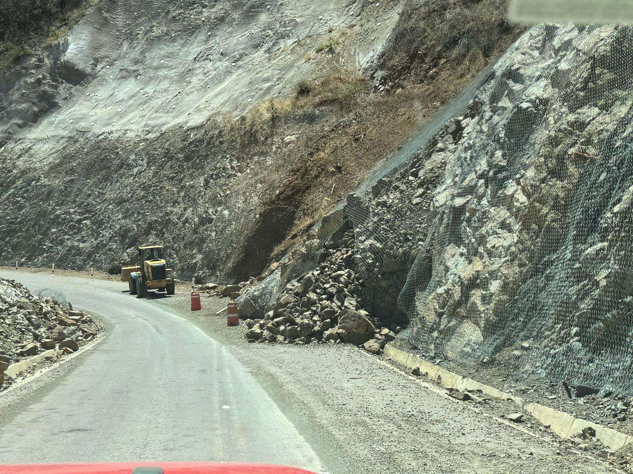 Pésimo tramo carretero