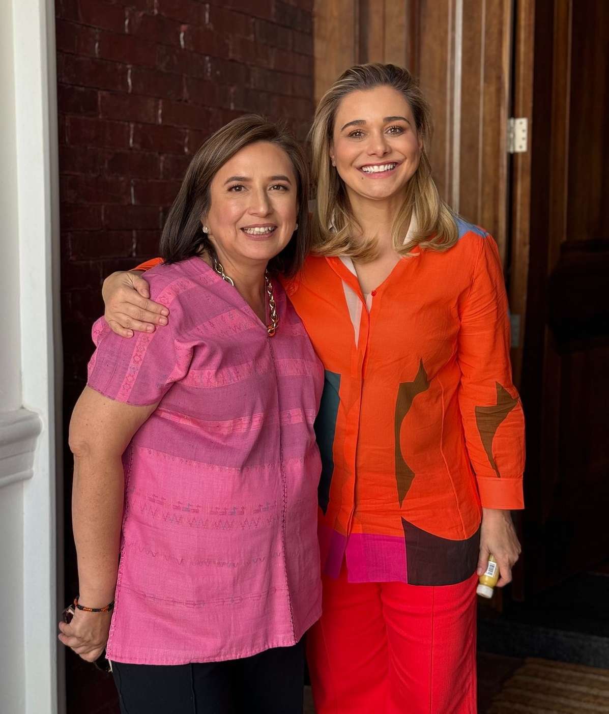 Recibe Maru Campos en su casa a Xóchitl Gálvez
