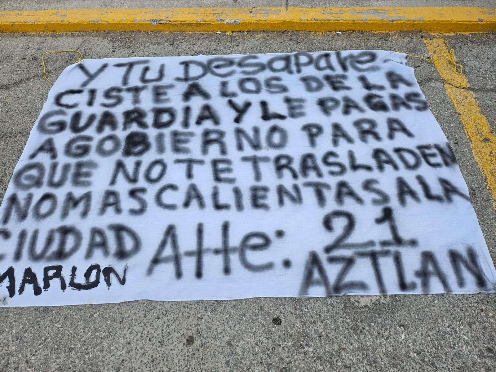 Hallan otra narcomanta en Juárez; acusan a reo de desaparecer a unos de GN