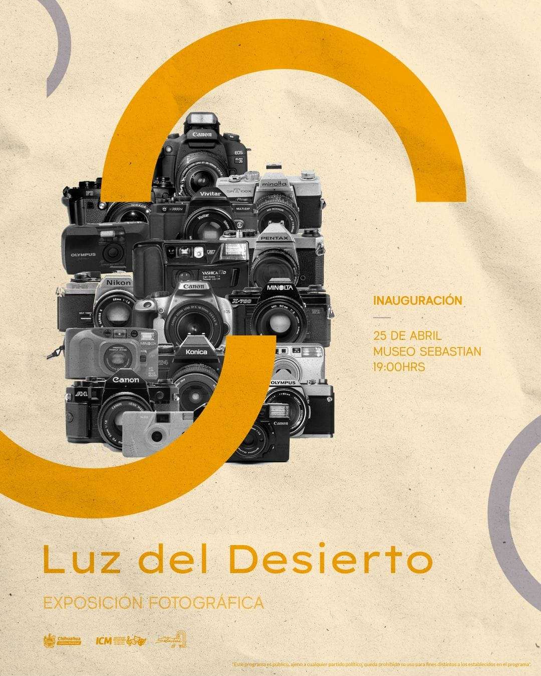 Invitan a la exposición Luz del Desierto en el Museo Sebastián
