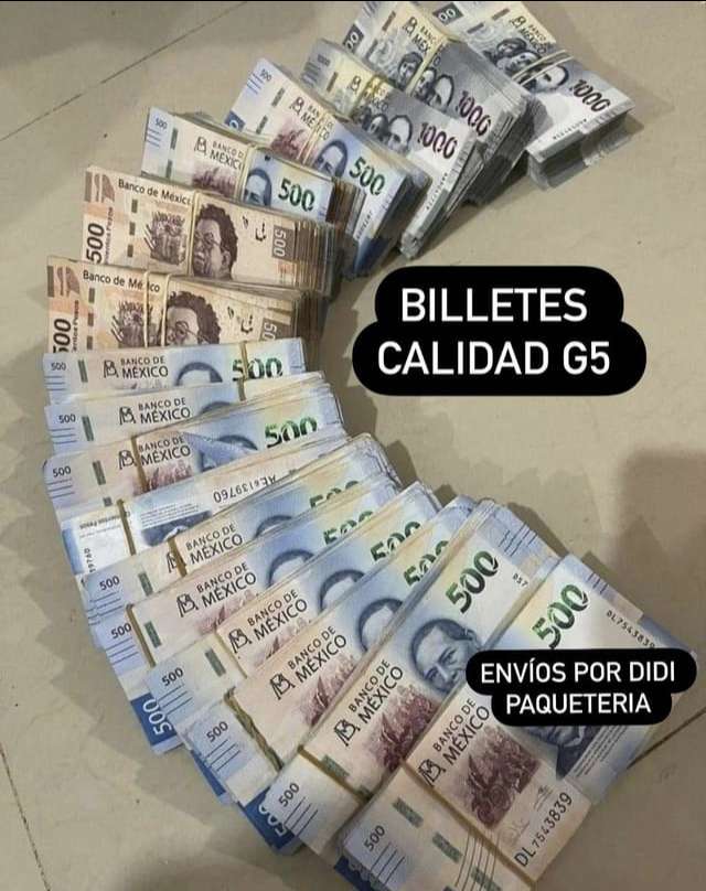 [No tarda en inundarse la ciudad de billetes falsos; los ofertan en redes]
