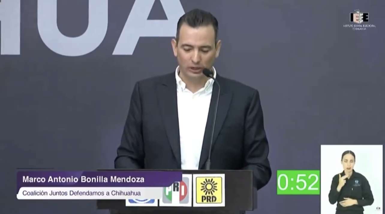 Cierra Marco Bonilla el debate con un llamado a la defensa de Chihuahua