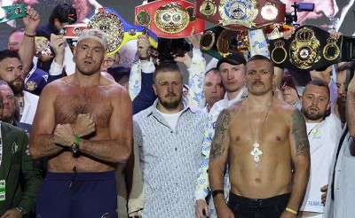Arranca Tyson Fury Vs Oleksandr Usyk título mundial Indiscutido de box