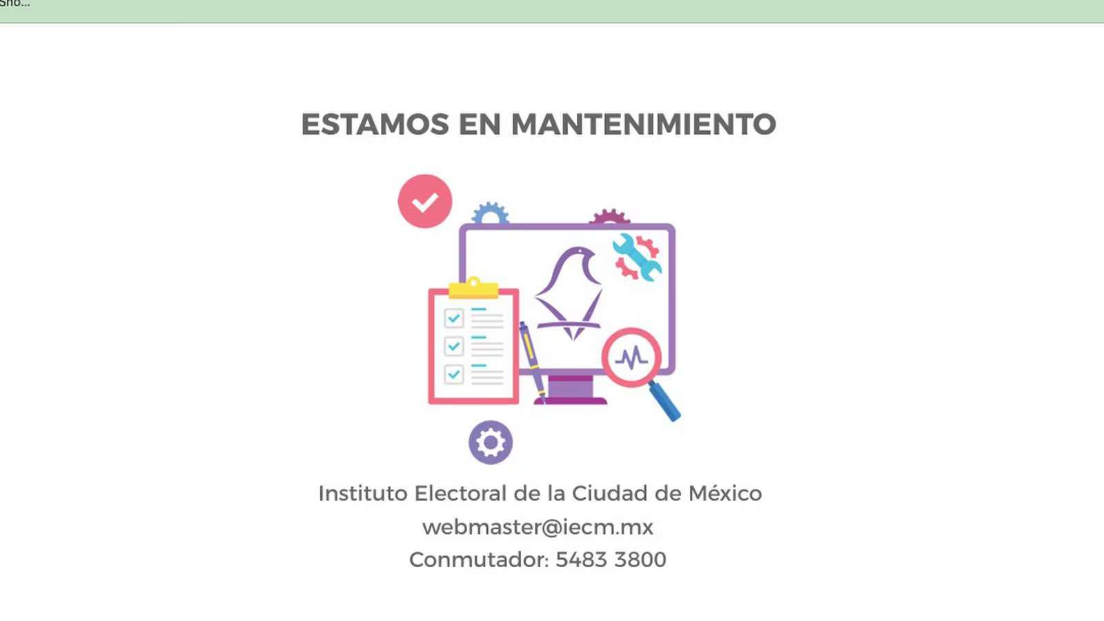 Ciberataque al IECM: Página web se cae en pleno conteo de votos