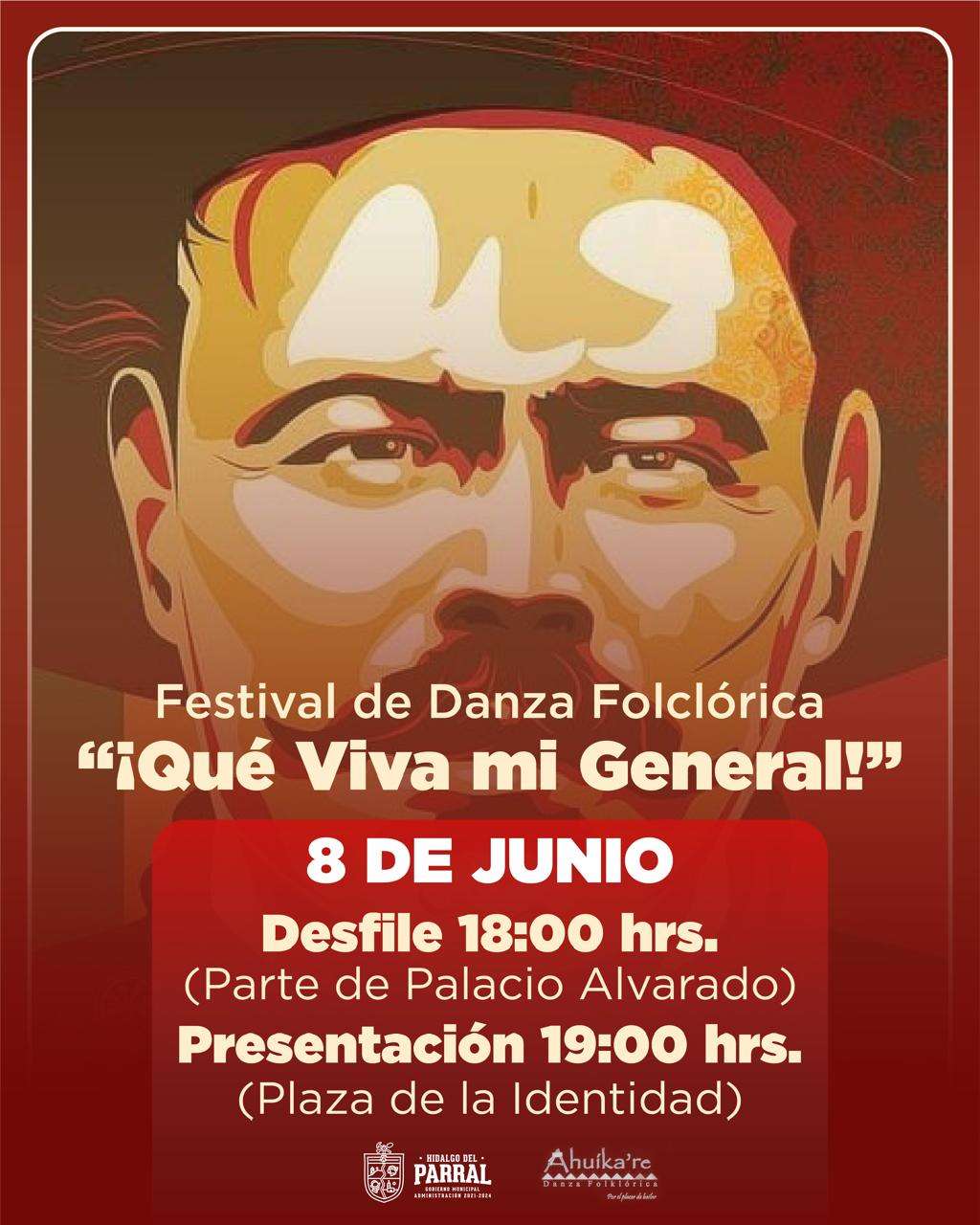 Invita al Festival de Danza Folclórica Que Viva mi General