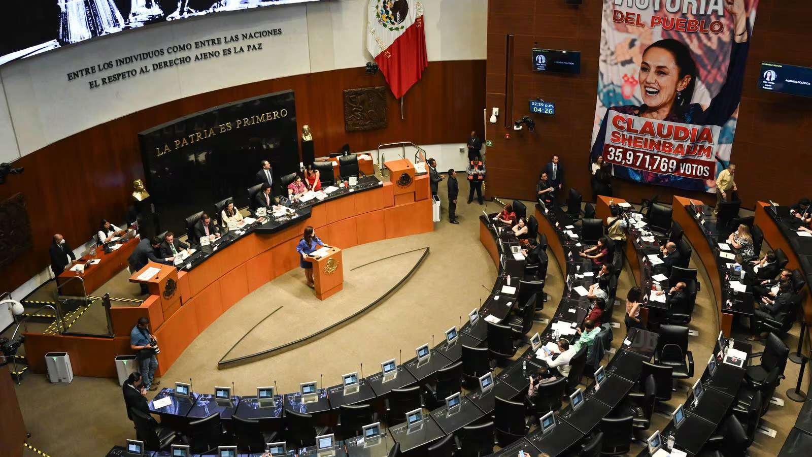 Se queda Morena a tres escaños de la súper mayoría en el Senado