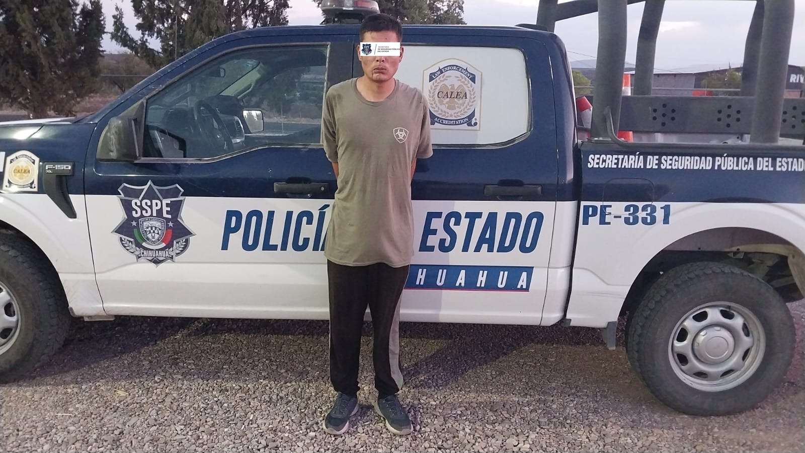 Detiene Sspe a hombre tras persecución en la vía corta a Parral