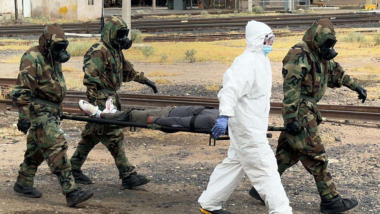 Derrame De Químicos, Evento Que Atiende Hoy Ejército De Eu Y Mexico En 