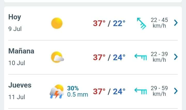 Continuará clima agradable en Juárez con máxima de 37°C