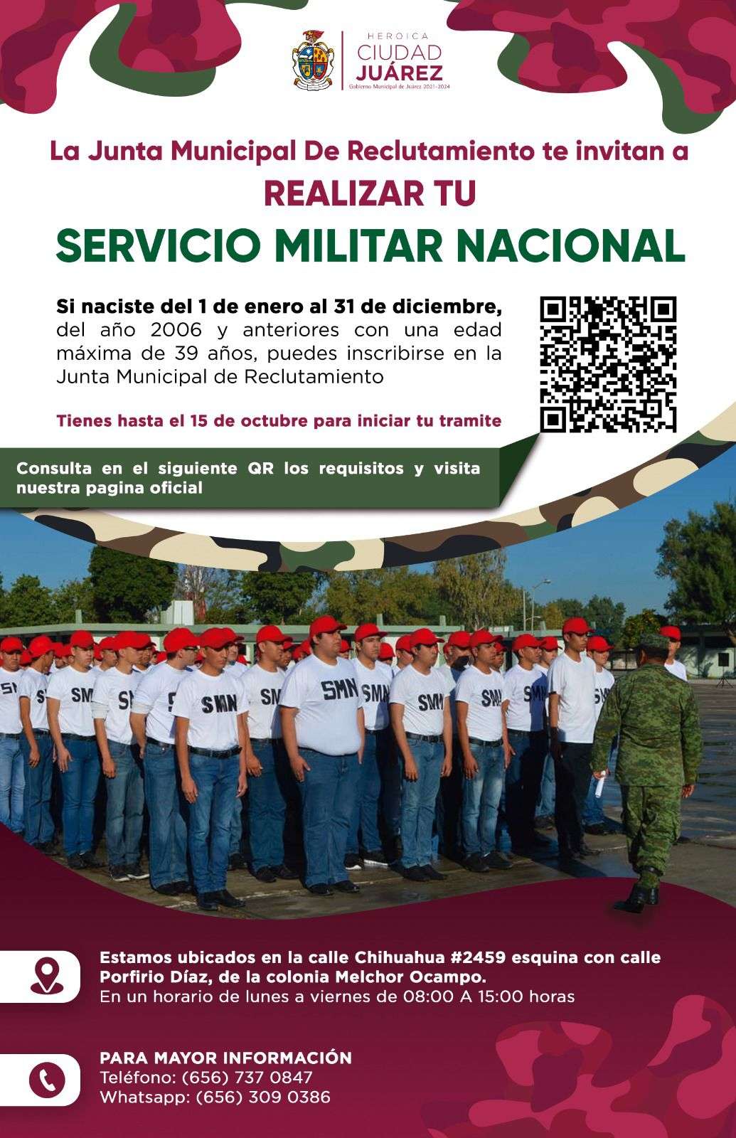 Lanzan convocatoria para cumplir con Servicio Militar Nacional