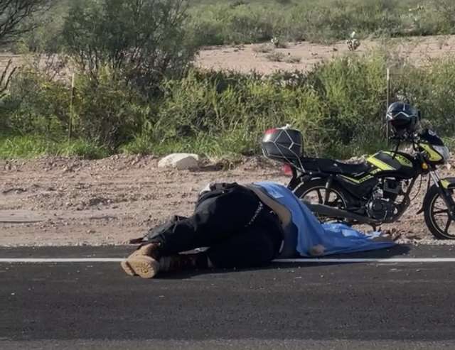 Fallece motociclista en la rúa Torreón a Jiménez