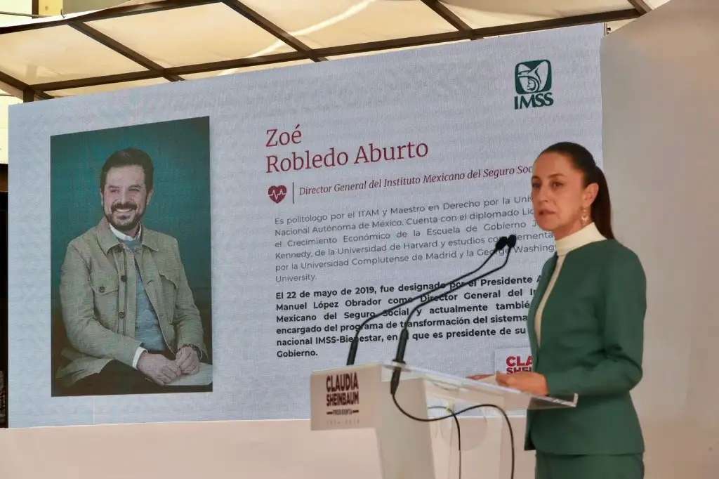 Repite Zoé Robledo al frente del Imss con Sheinbaum