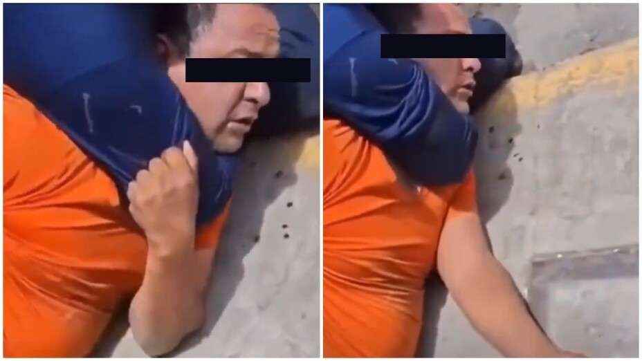Ahorca policía a hombre que lo cacha cobrando mordida