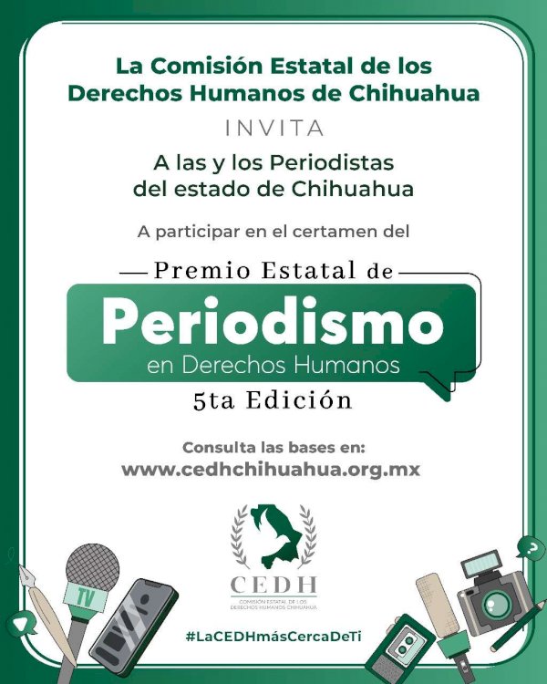 Invita Cedh a participar por el Premio estatal de periodismo en ...