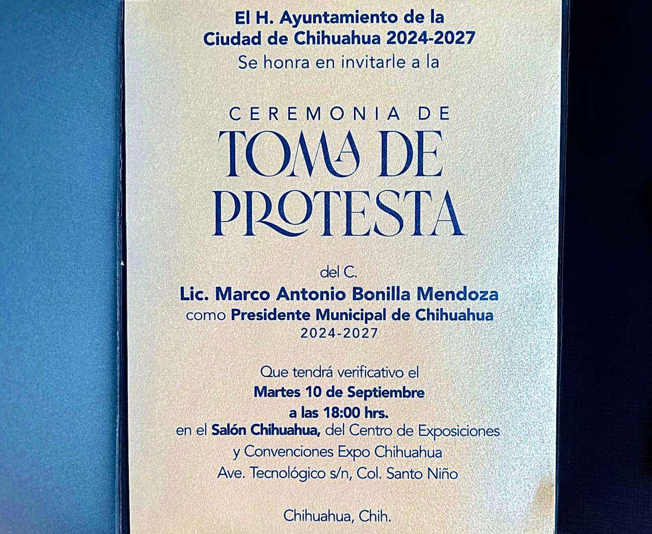Entrega Bonilla invitaciones para la toma de protesta como alcalde | La