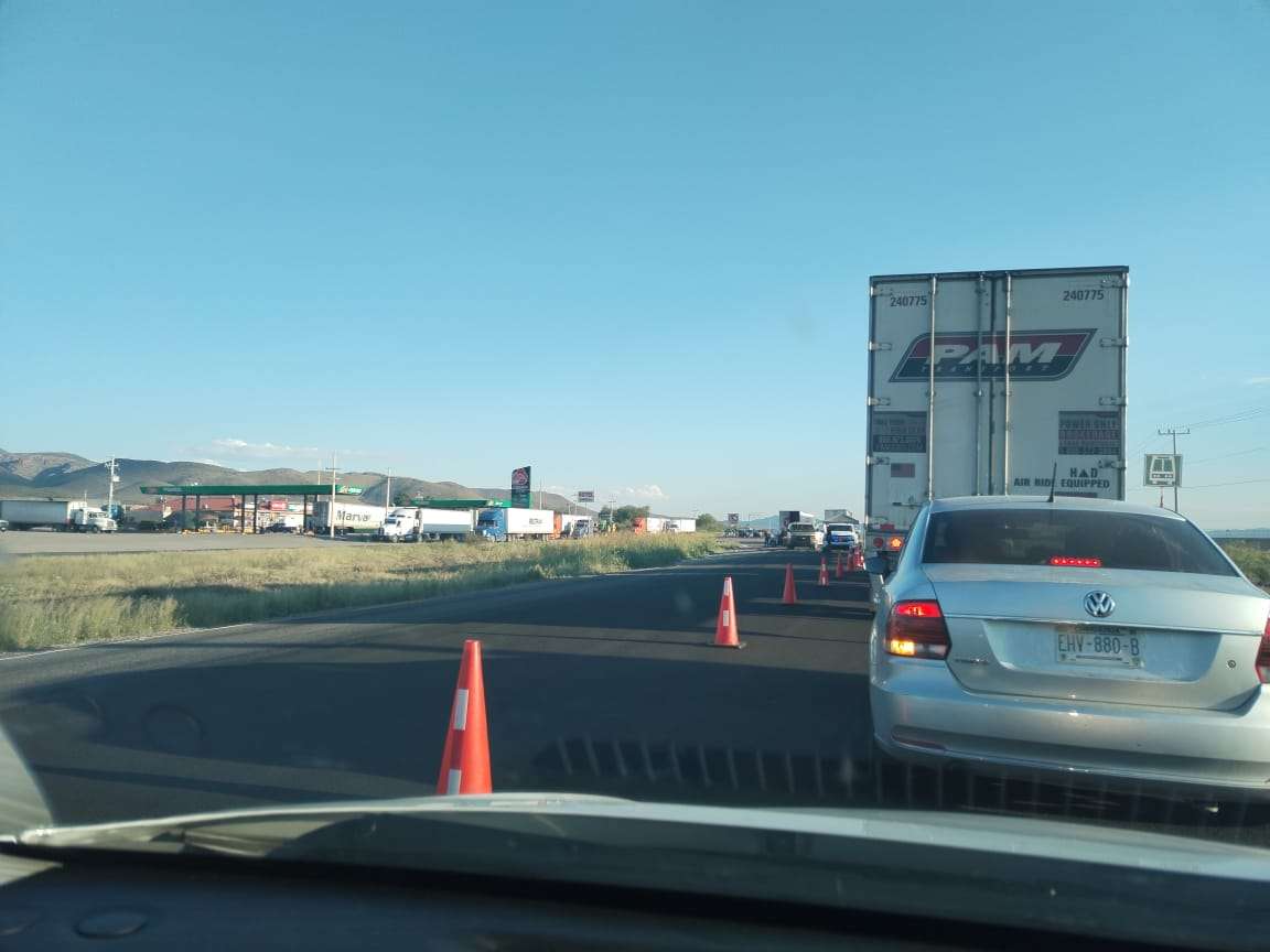 Instalan retén en la carretera Chihuahua a Juárez