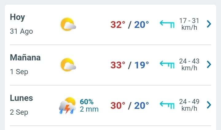 Prevén hoy clima agradable con máxima de 32°C para Juárez 