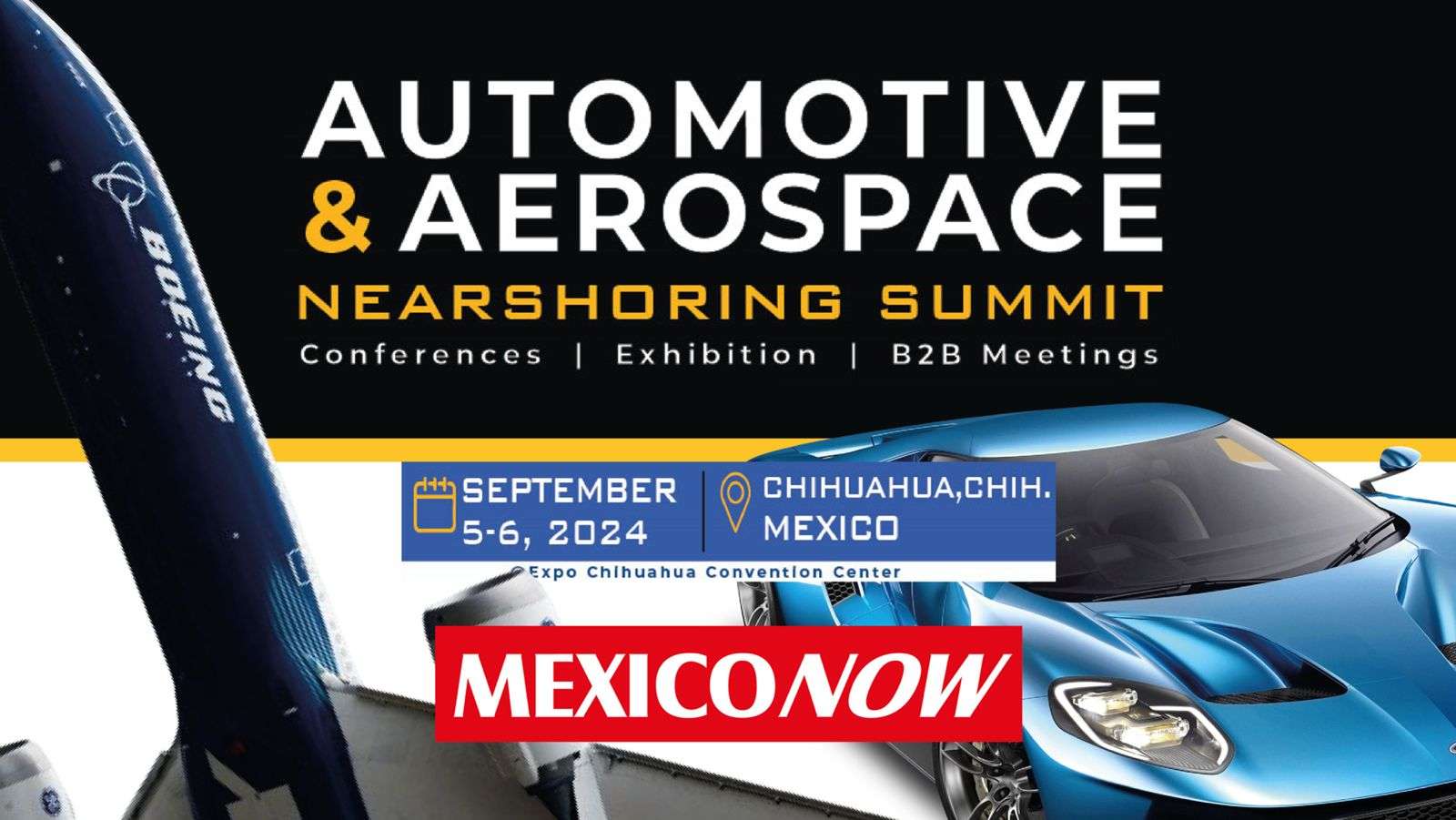 Inicia mañana Automotive and Aerospace Nearshoring Summit 2024