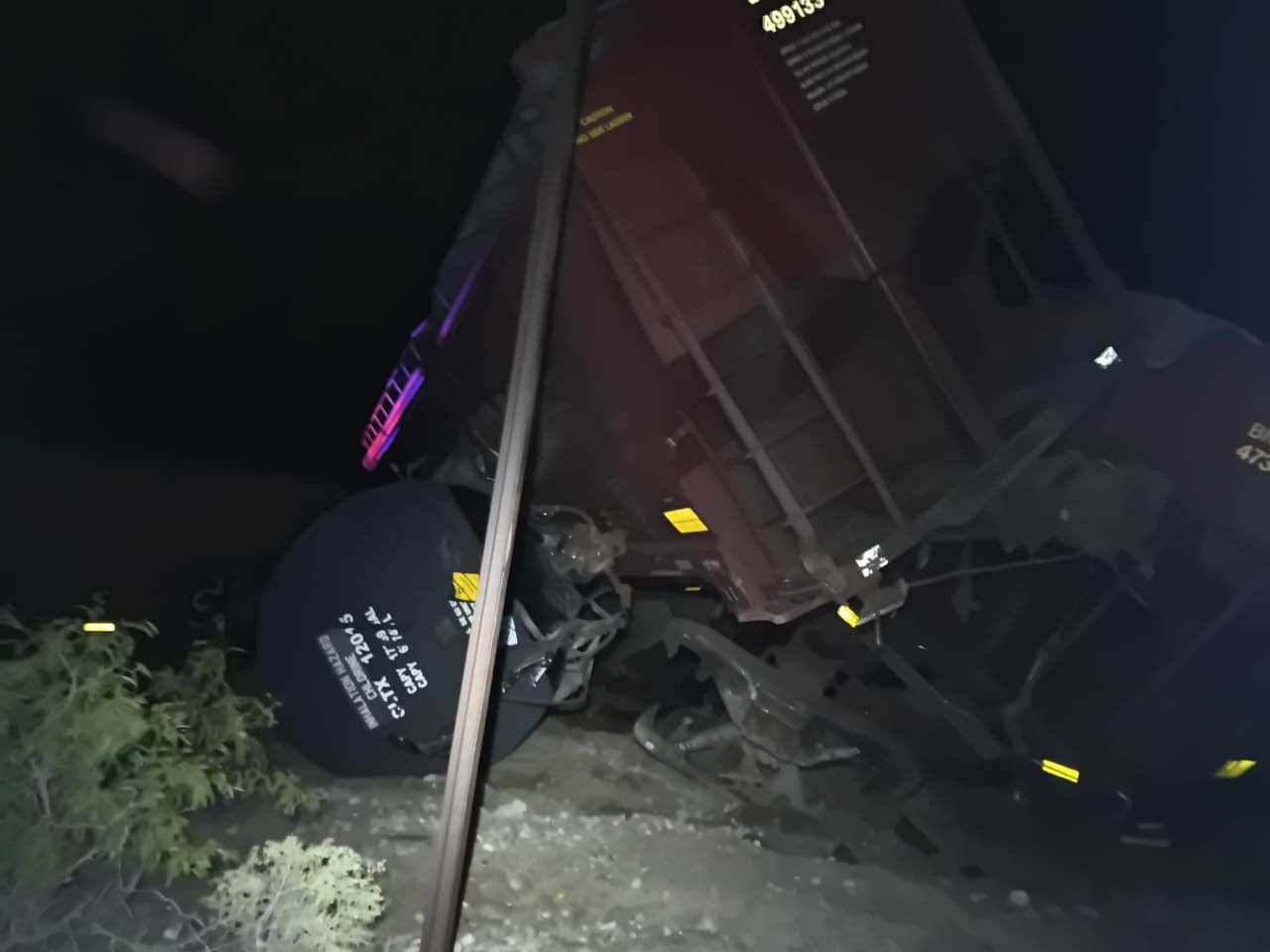 Se descarrila tren en Villa Ahumada; hay 10 migrantes heridos