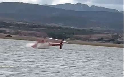 Hacía alumno prácticas de vuelo en el helicóptero que cayó en la presa