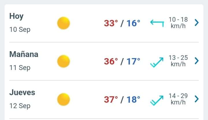 Prevén día soleado con máxima de 33°C hoy en Juárez 