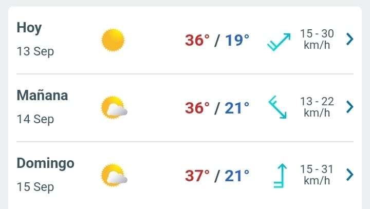 Prevén temperaturas hasta de 36°C y día soleado para hoy en Juárez 