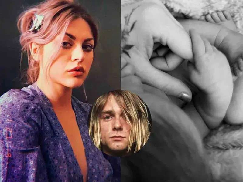 Da a luz a su primer bebé la hija de Kurt Cobain