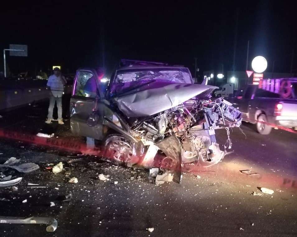 Muere menonita al chocar camioneta con muro en Cuauhtémoc