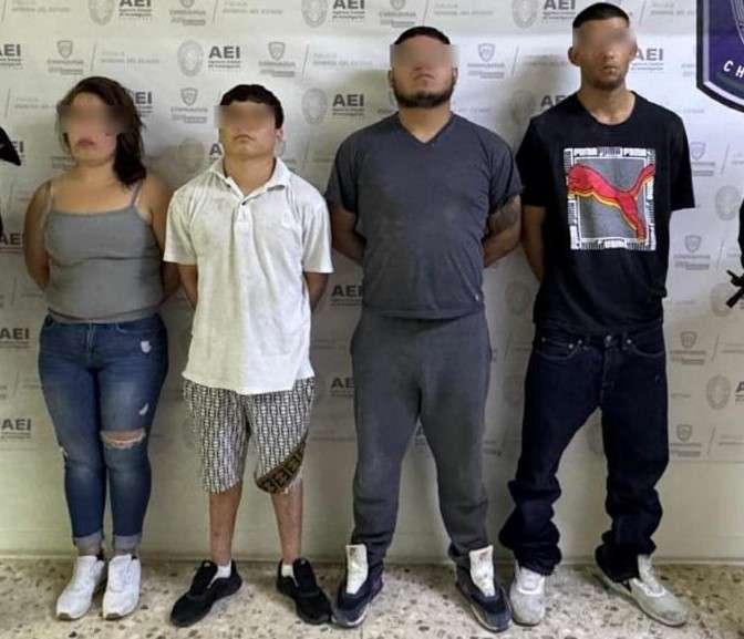 Detienen a 4 posibles sicarios con armas y drogas