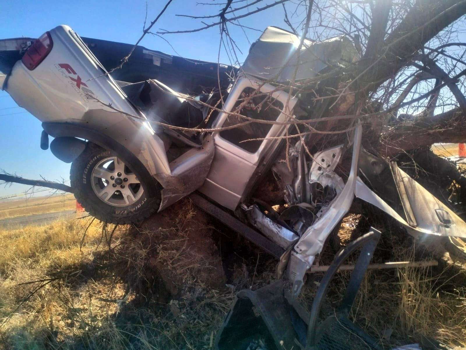 Muere joven en choque sobre la carretera a Namiquipa