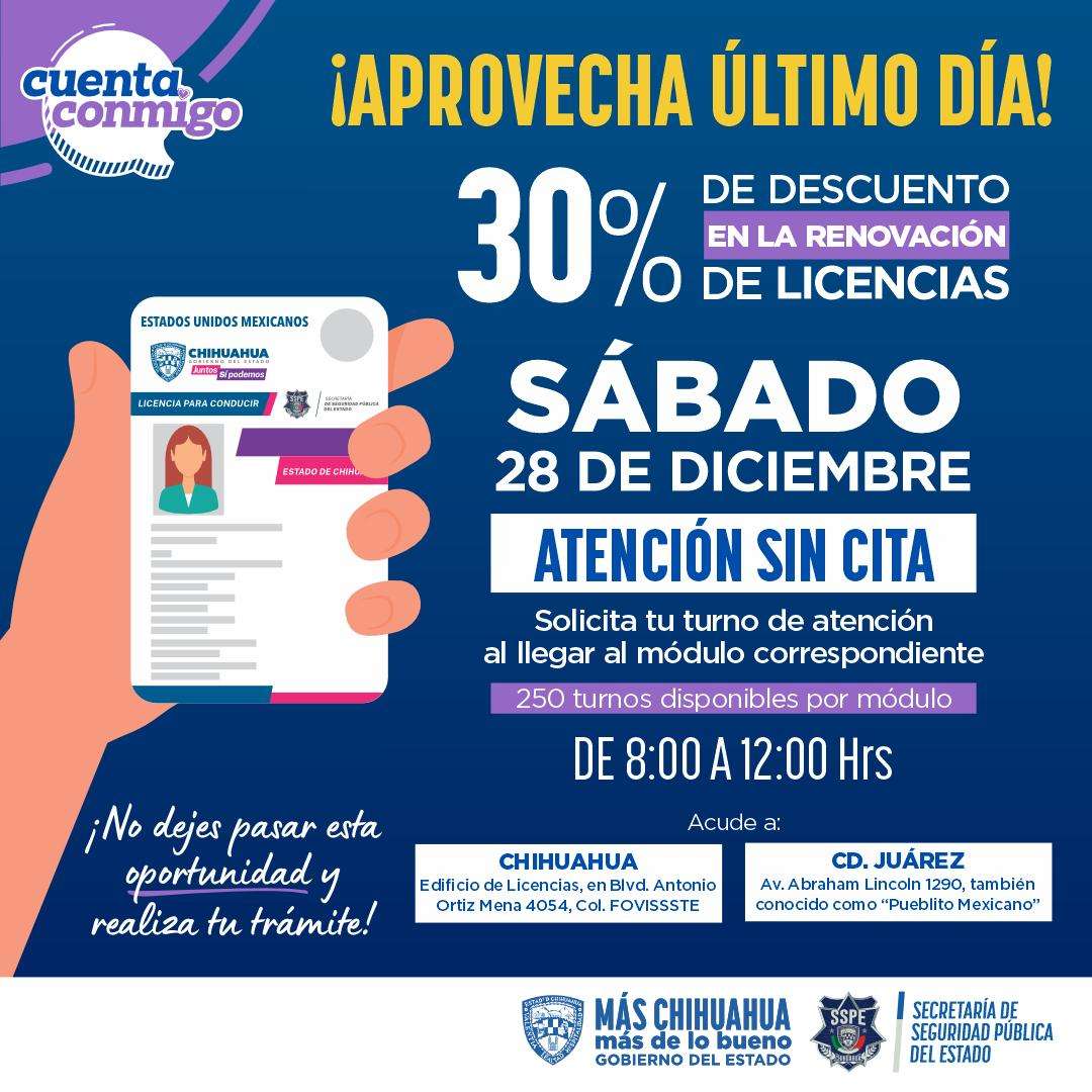 Ofrecen hoy horario especial para descuento en trámite de licencias