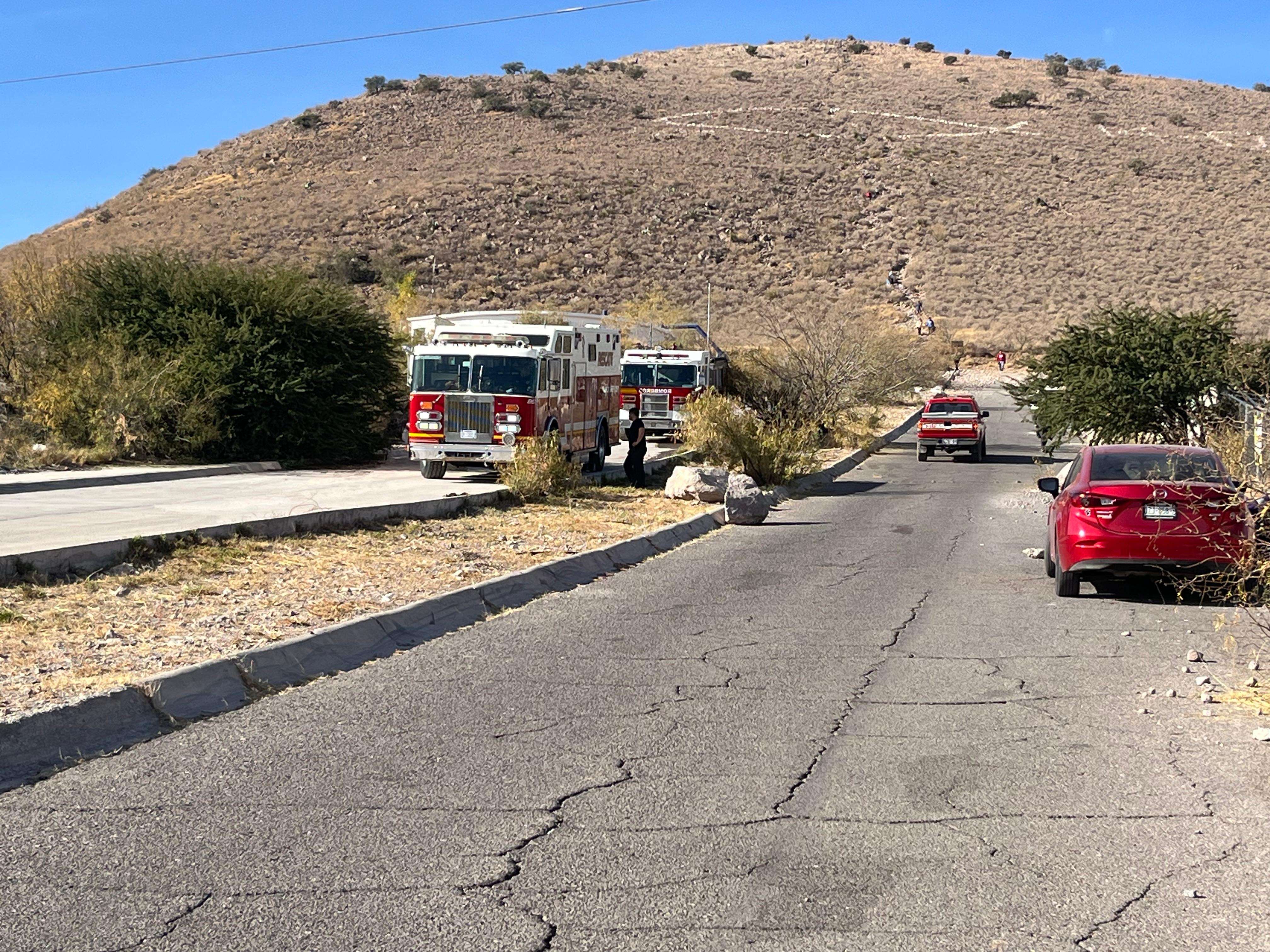 Rescatan a joven lesionado en el Cerro del Pescadito