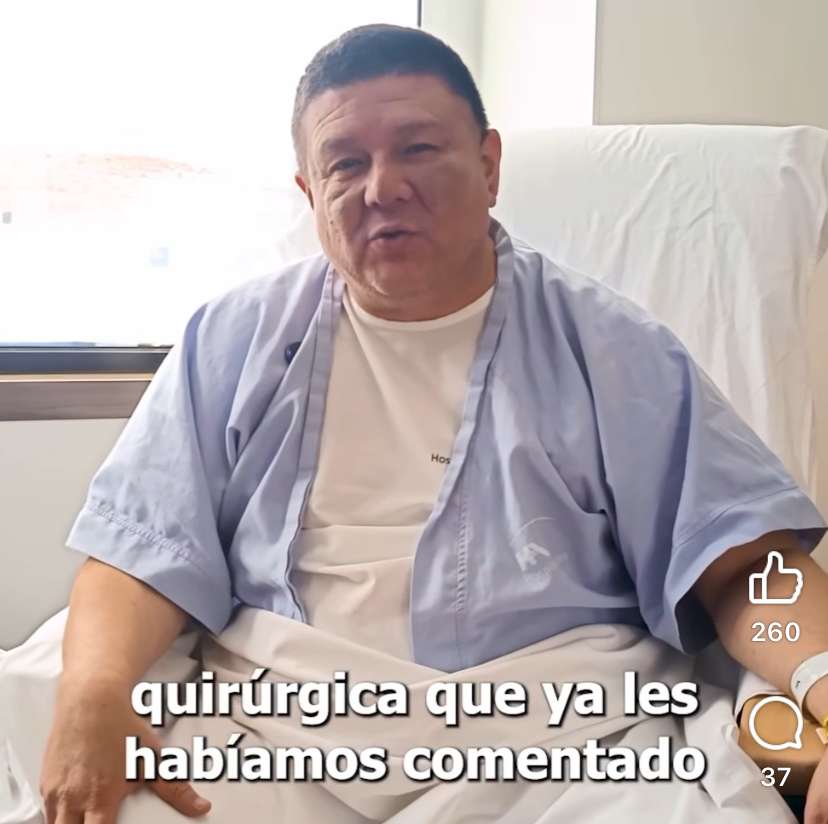 Asegura Fiscal recuperarse pronto de cirugía de cadera