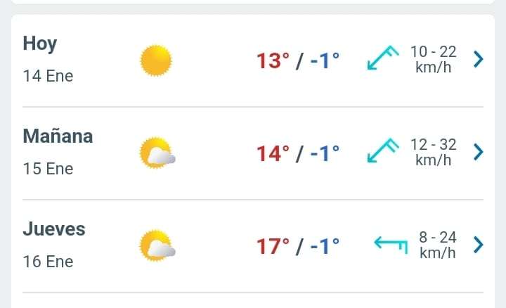 Prevén día soleado con máxima de 13°C para hoy en Juárez 