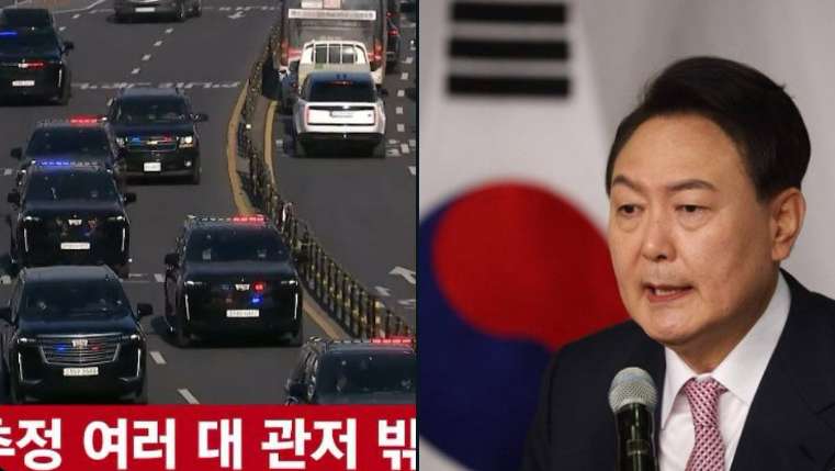 Detienen al presidente de Corea del Sur luego de atrincherarse 