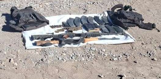 Aseguran armas en brecha de Coyame