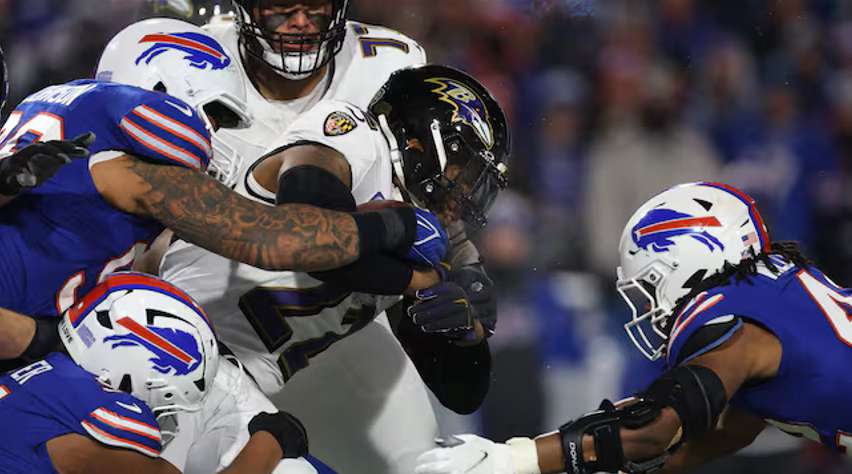Pasan los Buffalo Bills a final de conferencia; vence a Ravens 27-25