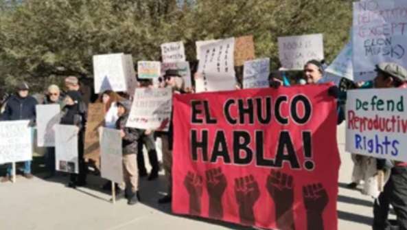 Protestan en El Paso contra política migratoria de Trump