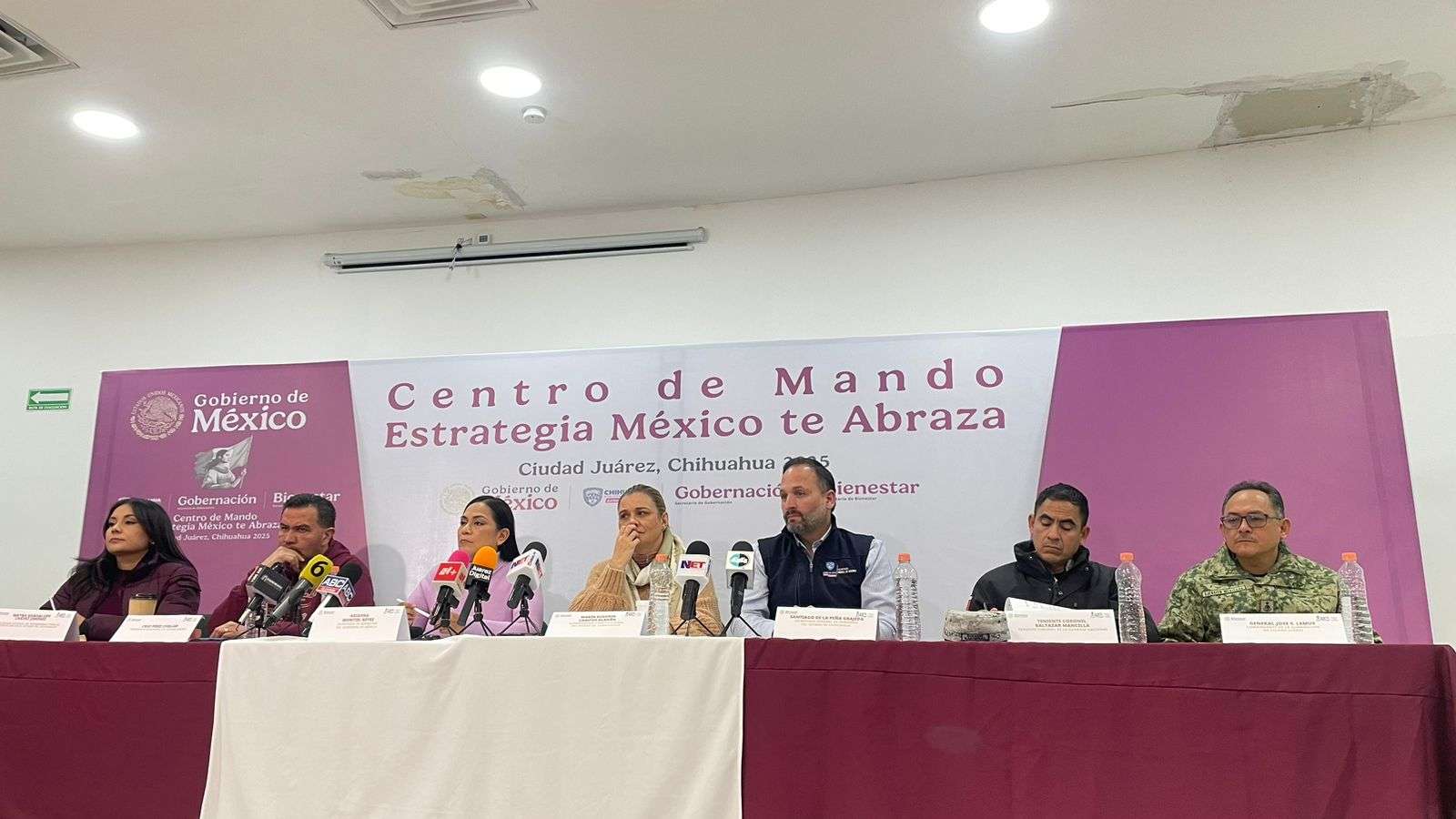 Instalan 3 niveles de Gobierno centro de mando para atender a repatriados 