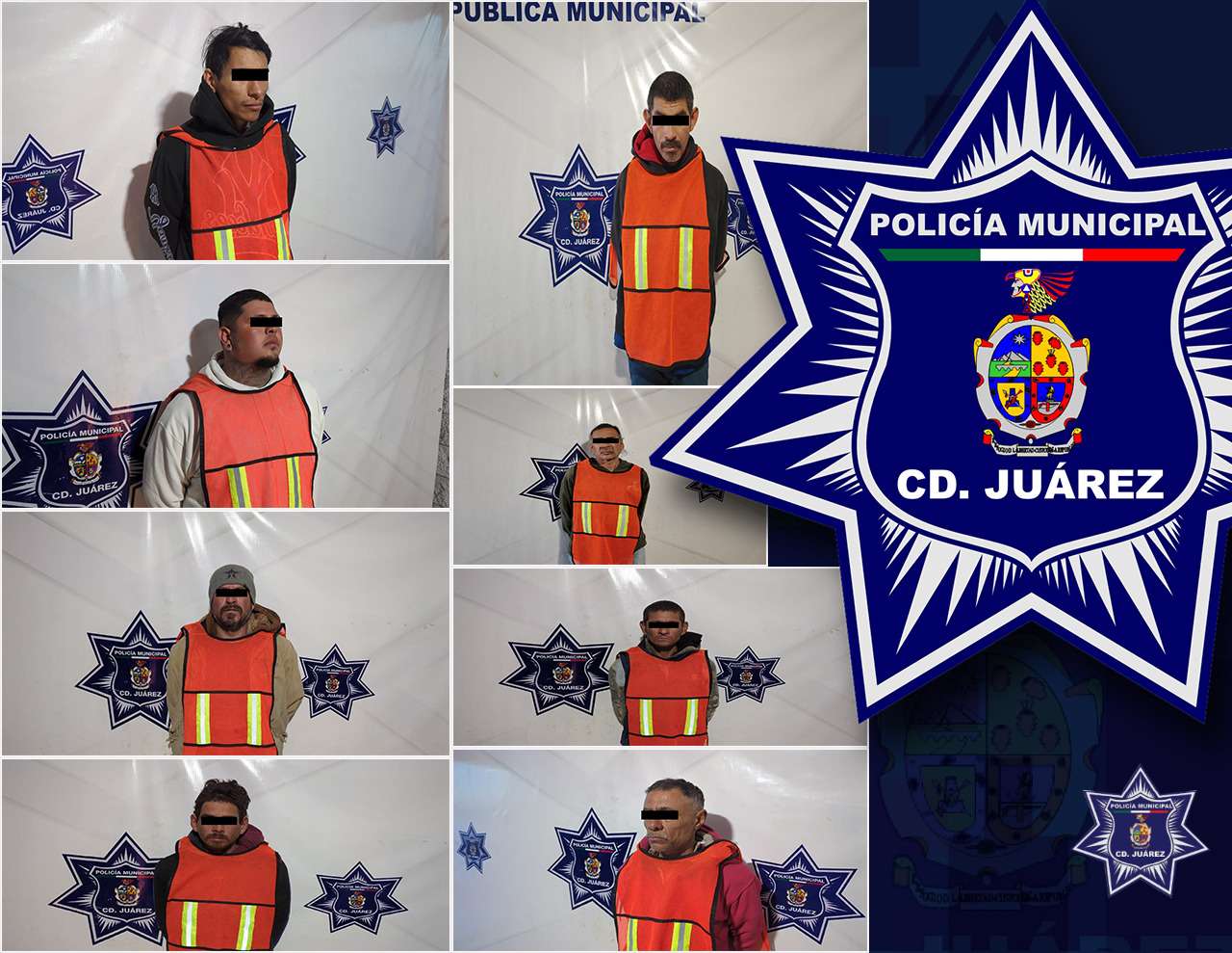 En distintos hechos detienen a 8 personas con órdenes de aprehensión 