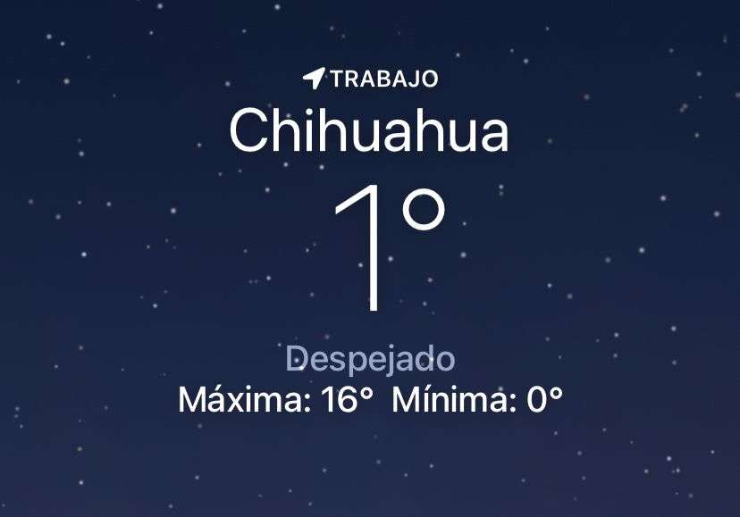 Desciende la temperatura a 1 grado centígrado