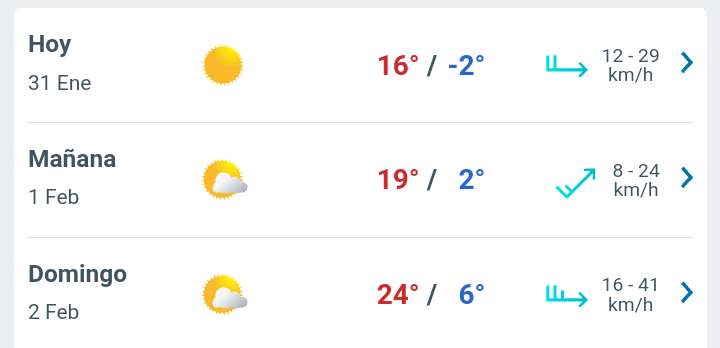 Prevén día soleado con temperatura hasta 13°C para hoy en Juárez 