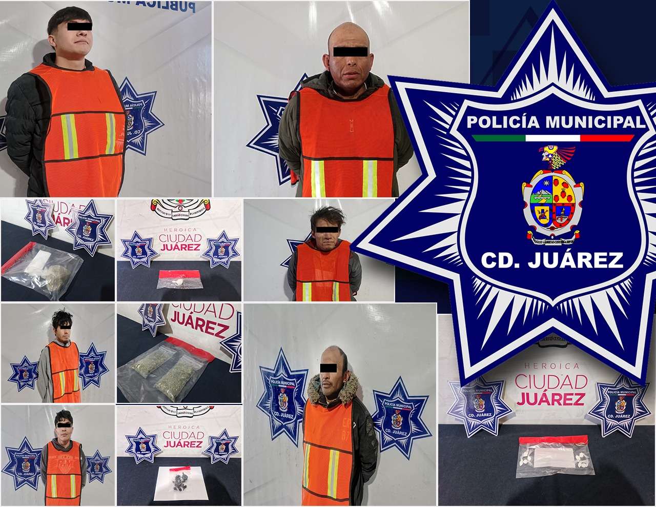 Detienen a 6 narcomenudistas en distintos hechos 