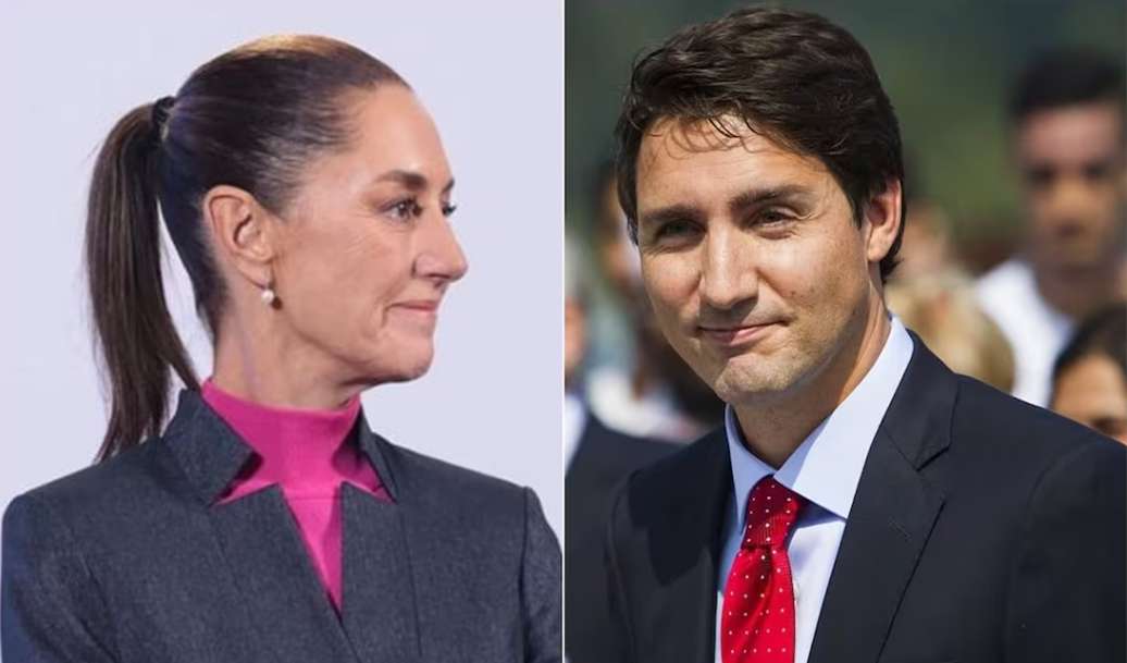 Anuncia Trudeau frente común con Sheinbaum por aranceles