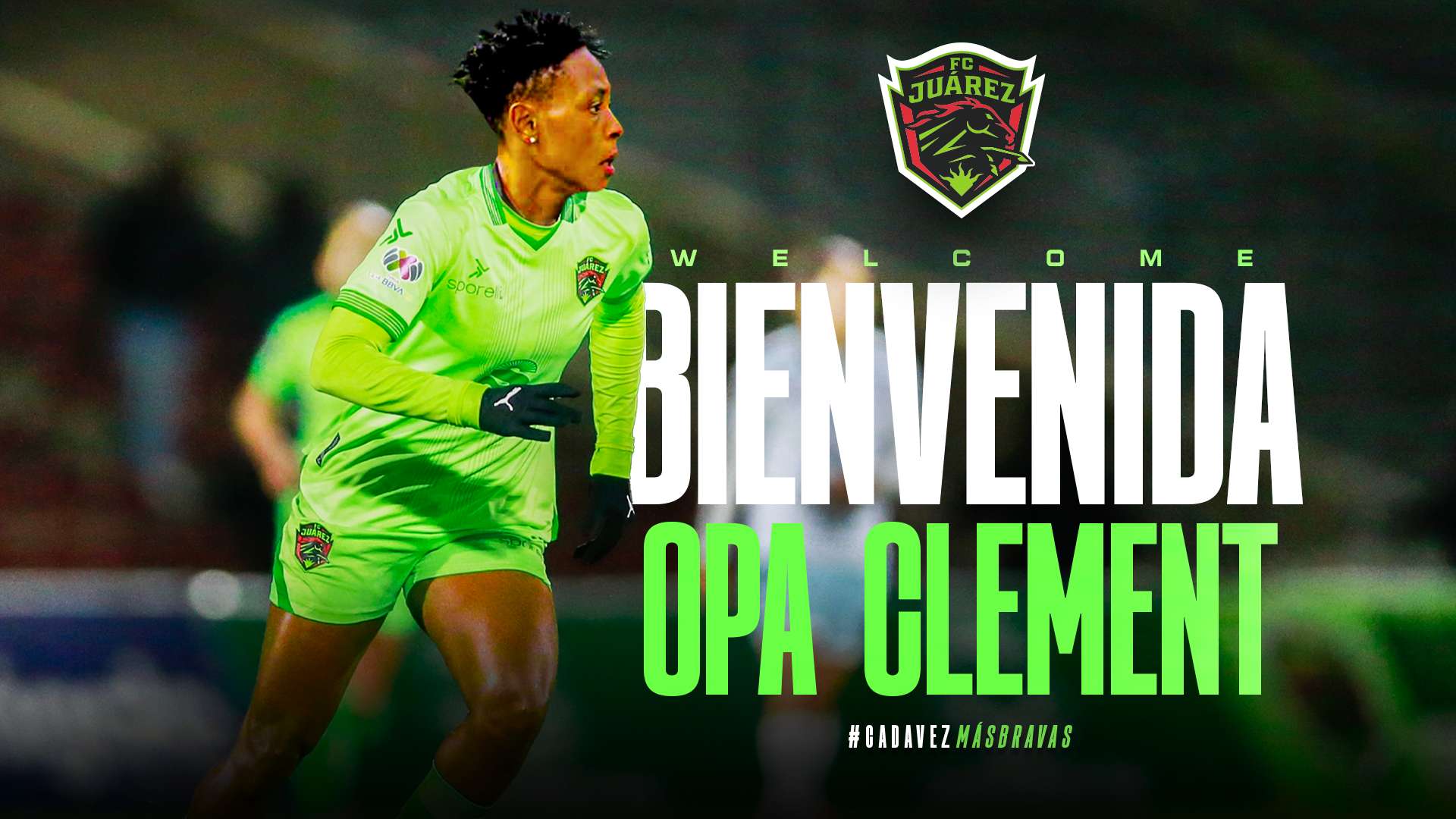 Llega Opa Clement como nueva refuerzo de Bravas