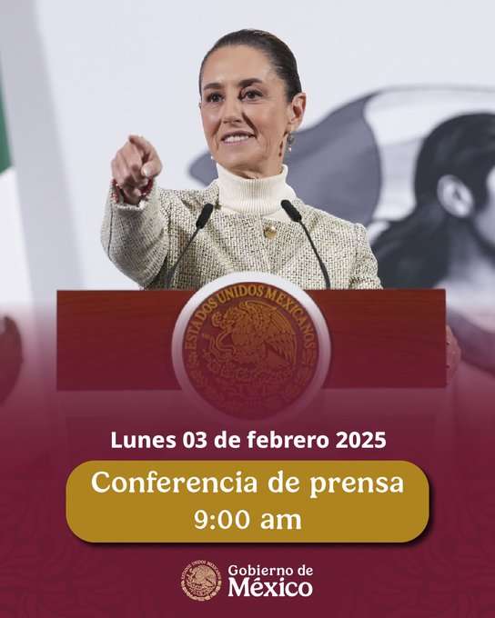 Cambia Mañanera de horario este lunes por medidas arancelarias de EU